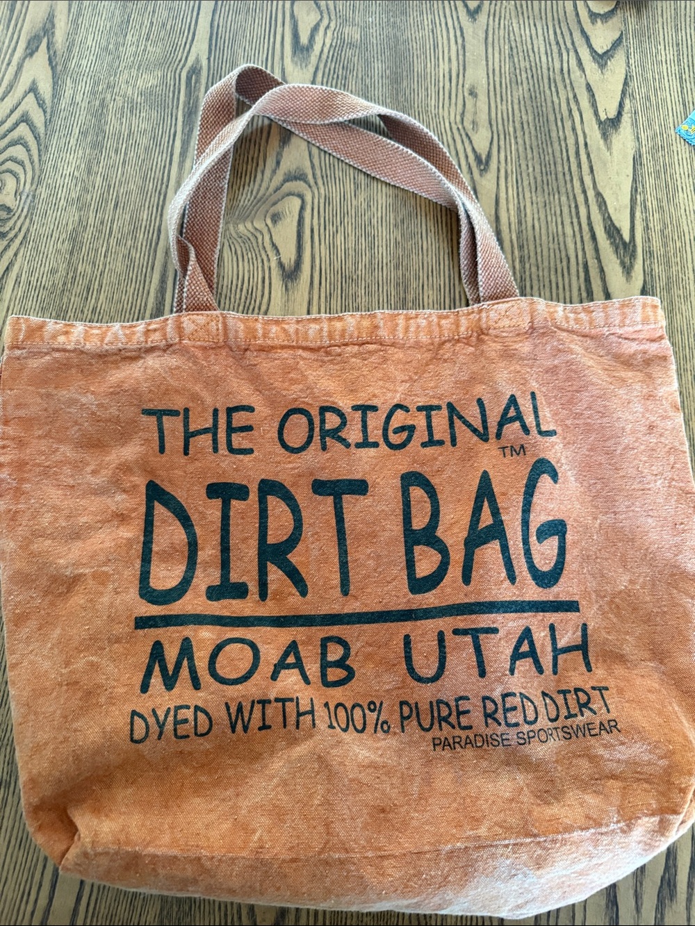 The Original Dirt Bag Tote - Orange